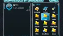 Skórka GraphiteAqua by Dhanusaud (Symbian S60 3rd edition FP2)