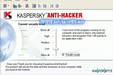 Kaspersky Anti-Hacker 1.9.37 Beta