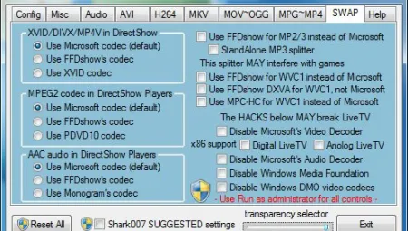 STANDARD Codecs for Windows 7 and 8 2.15