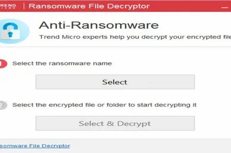 Trend Micro Ransomware File Decryptor (31.0.2017)