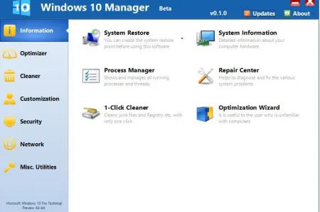 Windows 10 Manager 2.3.9