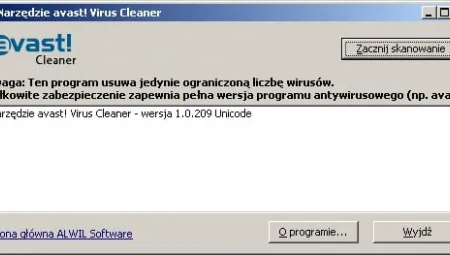 avast! Virus Cleaner 1.0.211 pl