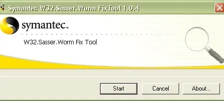 Symantec W32.Sasser.(B-G) Fix Tool 1.0.4