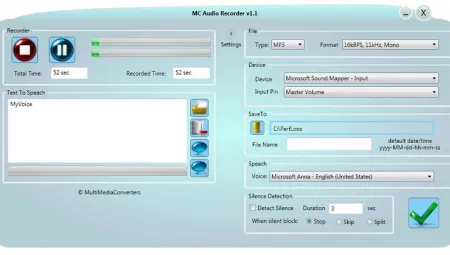 MC Audio Recorder 1.4.0.0