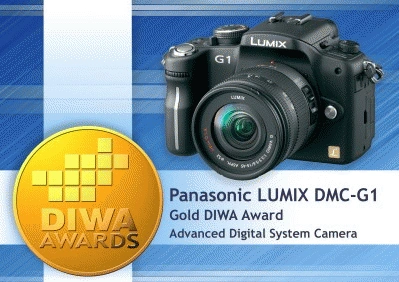 Aparaty Panasonic Lumix nagrodzone złotymi medalami DIWA