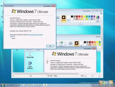 Będzie kilka wersji Windows 7? (nieoficjalne zrzuty ekranu z 7025)