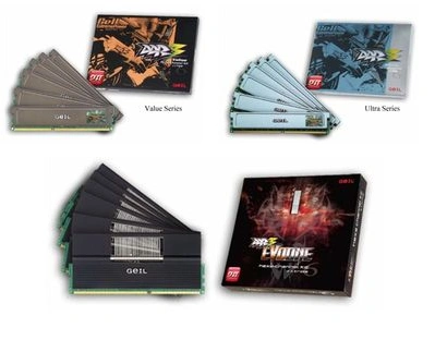 22 sześciokanałowe zestawy DDR3 od firmy GeIL