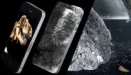 iPhone z kłem dinozaura i elektroniczna biużuteria