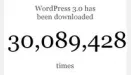 WordPress 3.0: ponad 30 mln pobrań
