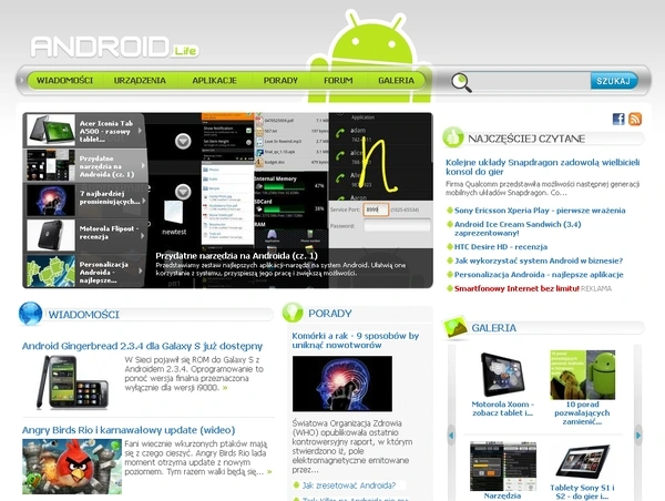 AndroidLife.pl - nowy serwis o Androidzie