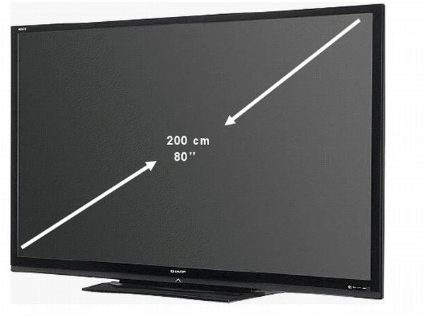 Sharp LE632U to największy na świecie telewizor LCD Full LED - zobacz, ile ma cali...