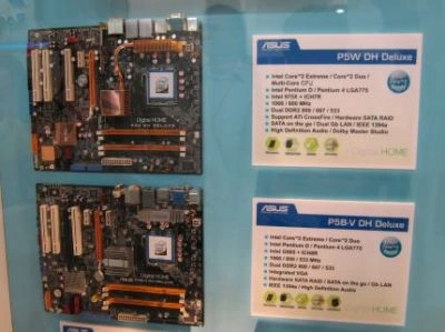 Computex 2006: Asus z nForce 5/i965 dla Intela Core 2 Duo oraz notebookami ze skóry