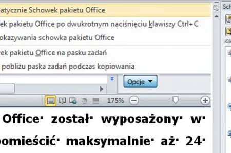 Office 2007 / 2010 - Jak korzystać ze schowka