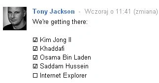 "Kim Dzong Il nie żyje, pora na Internet Explorera"