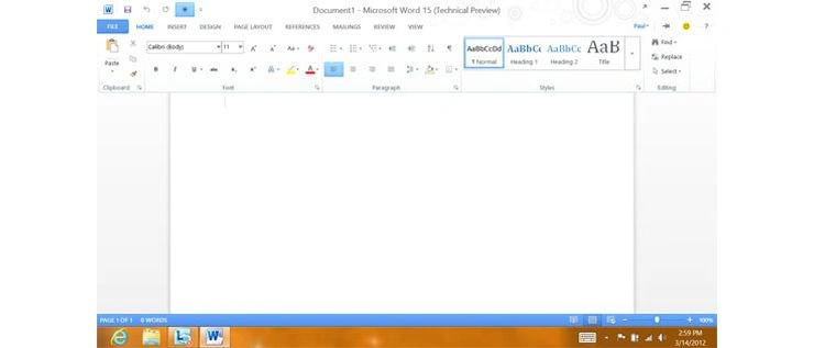 Microsoft Office 15 - pakiet biurowy ze szczyptą stylu Metro