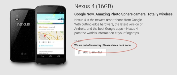 Nexus 4 wyprzedany. Spigen: Nexus 5 będzie miał premierę 31 października
