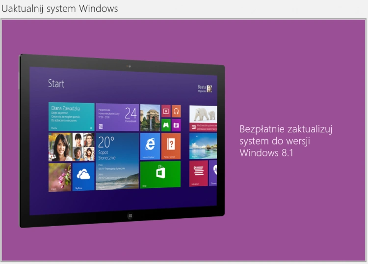 Windows 8.1 jest już dostępny i mogą go pobrać posiadacze poprzedniej wersji