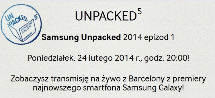 Samsung Galaxy S5 - RTV Euro AGD zaprasza na premierę. Sprzedaż ruszy na przełomie marca i kwietnia