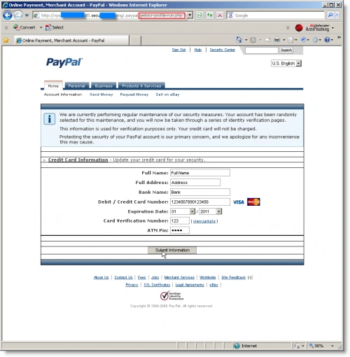 Phishing - haczyk na internautę