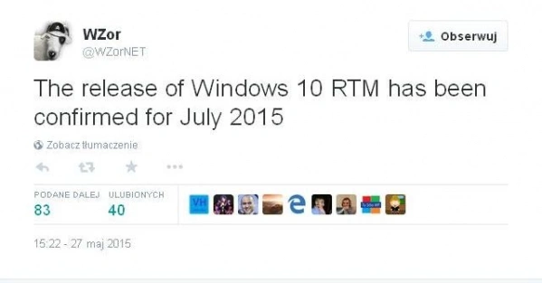 Windows 10 RTM w lipcu - twierdzą... hakerzy