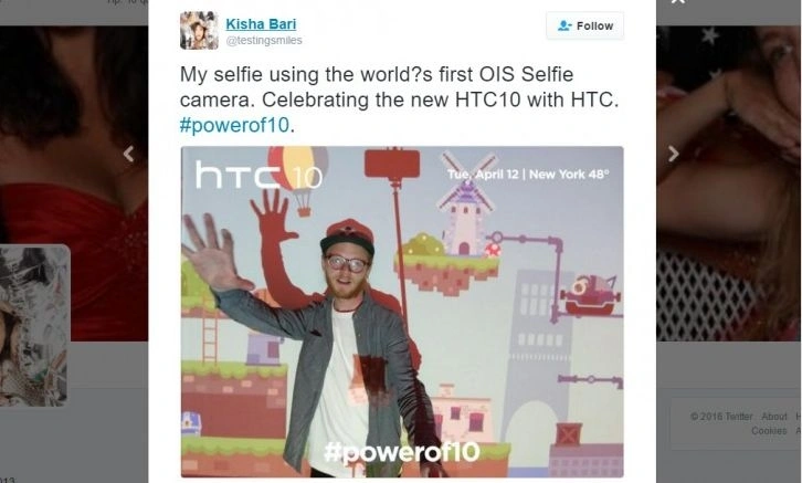 HTC 10: pierwszy smartfon z optyczną stabilizacją dla selfie?