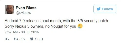 Android 7.0 Nougat może mieć premierę już wkrótce