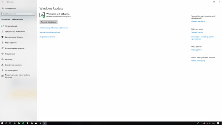 Windows Update w Windows 10