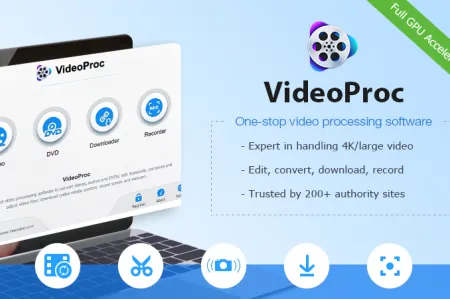 VideoProc - recenzja programu do tworzenia, edycji i pobierania multimediów