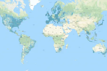 Mapy Google obejmują juz 98% populacji!