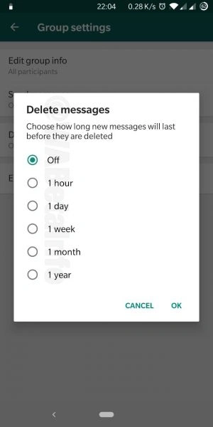 WhatsApp testuje znikające powiadomienia