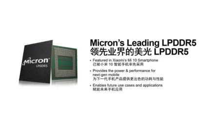 Xiaomi Mi 10 zaoferuje pamięć RAM LPDDR5 produkcji Micron'a
