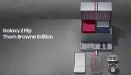 Samsung Galaxy Z Flip - limitowana wersja Thom Browne na oficjalnej reklamie