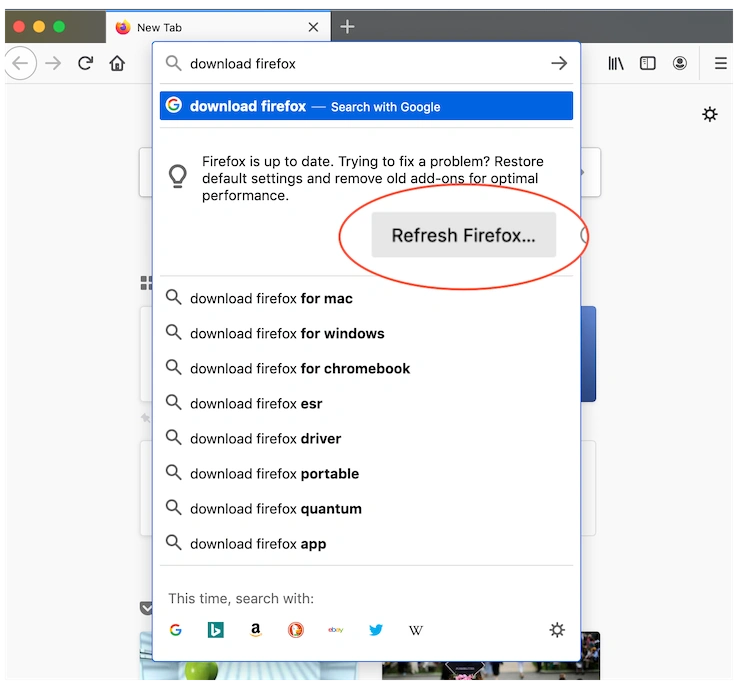 Firefox 75.0 z nowymi mechanizmami wyszukiwania