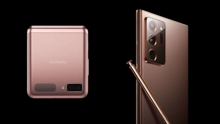 Galaxy Z Flip 5G i Galaxy Note 20 Ultra w kolorze Mystic Bronze