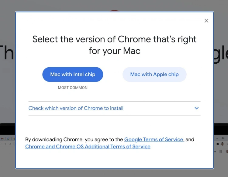 Chrome w wersji X86 i ARM