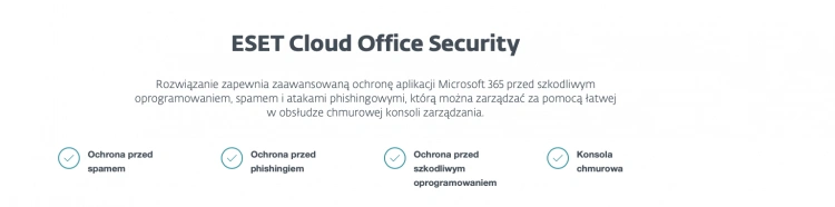 Bezpieczeństwo pracy z pakietem biurowym w chmurze? Zapewni je ESET Cloud Office Security
