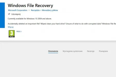 Windows 10 z łatwiejszym odzyskiwaniem skasowanych plików