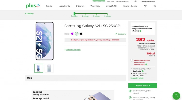 Gdzie kupić Samsunga Galaxy S21? Porównujemy oferty operatorów