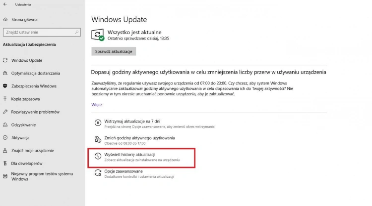 Windows 10: jak odinstalować aktualizacje?