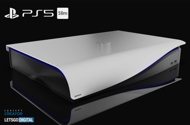 PS5 Slim według Concept Creator i LetsGoDigital