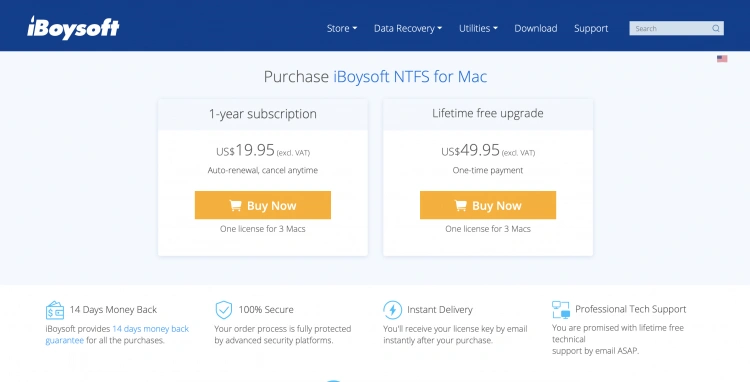 Cennik iBoysoft NTFS for Mac