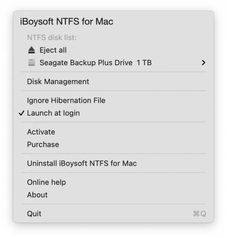 Po podpięciu widać nasz dysk korzystający z formatu plików NTFS