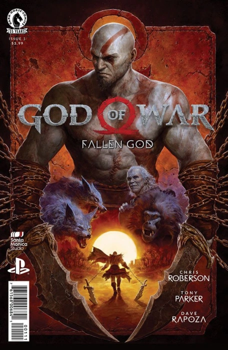Okładka God of War: Fallen God #1