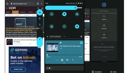 Android 12 z nowym centrum sterowania i menu zmiany głośności