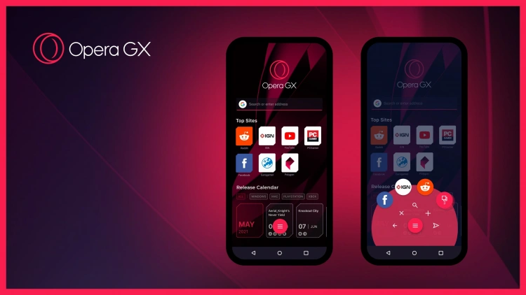 Opera GX - pierwsza na świecie mobilna przeglądarka dla graczy