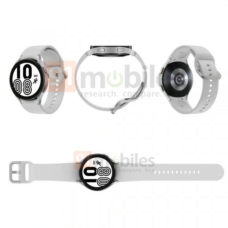 Galaxy Watch 4 w kolorze srebrnym
Źródło: 91mobiles