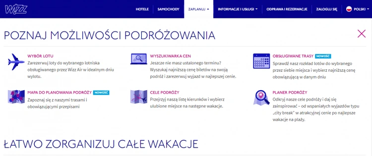 Tanie linie lotnicze - strony ekonomicznych przewoźników w Polsce