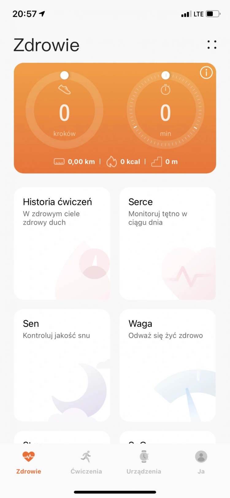 Aplikacja Huawei Health