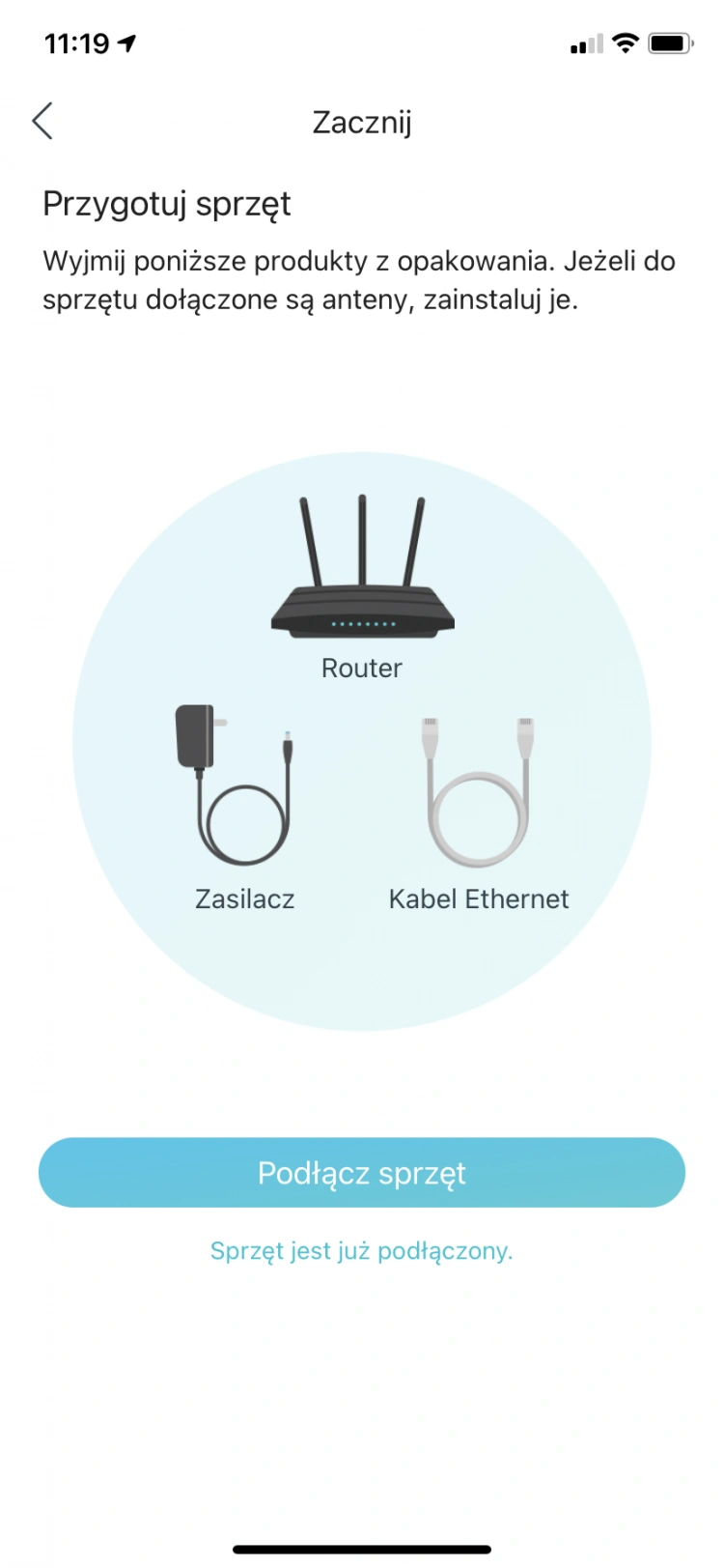 Konfiguracja routera z wykorzystaniem aplikacji mobilnej TP-Link Tether