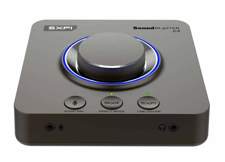 Sound Blaster X4: Zewnętrzna karta dźwiękowa USB, DAC i wzmacniacz USB Hi-res 7.1